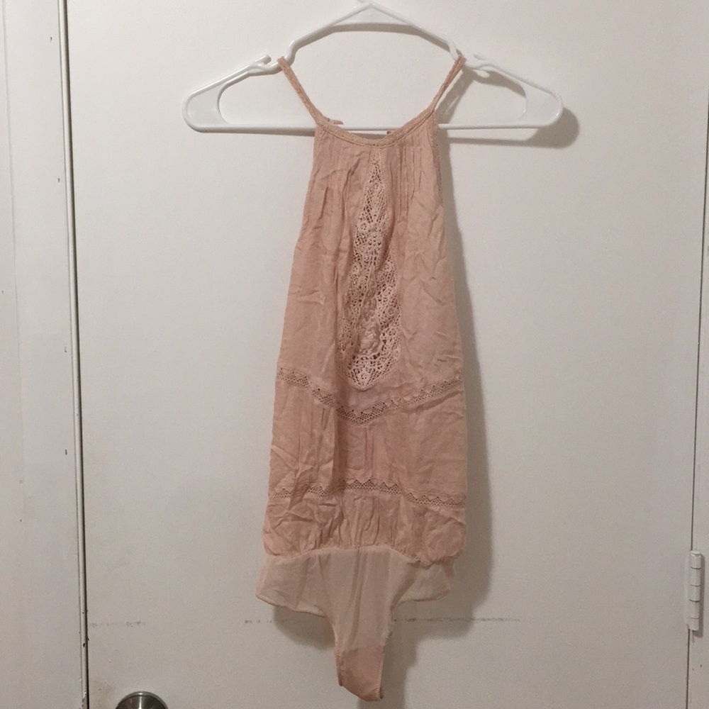 Free people bodysuit/blouse xs